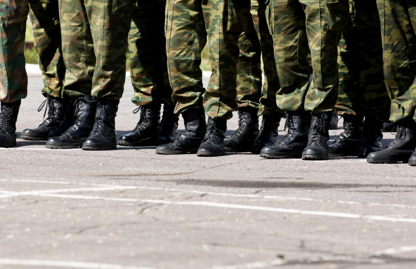 Uroczysta przysięga wojskowa żołnierzy Dobrowolnej Zasadniczej Służby Wojskowej w Chełmnie