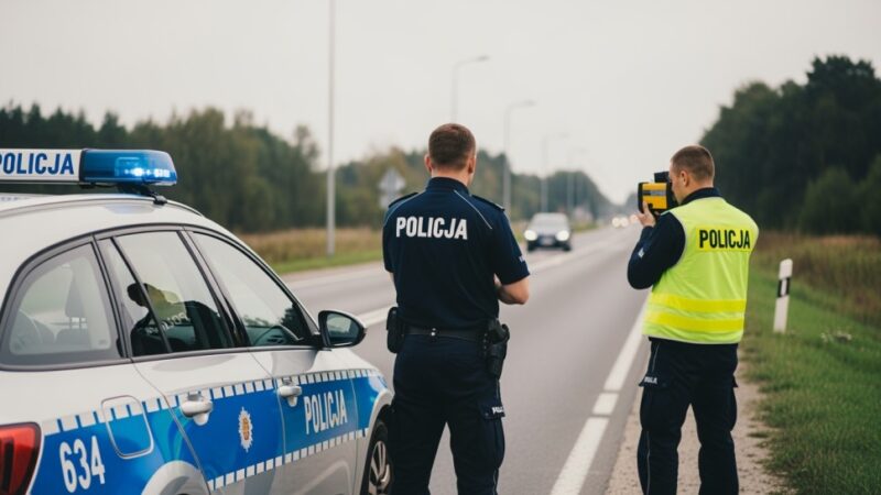 Bezpieczeństwo na DK 91: Policja kontroluje kierowców
