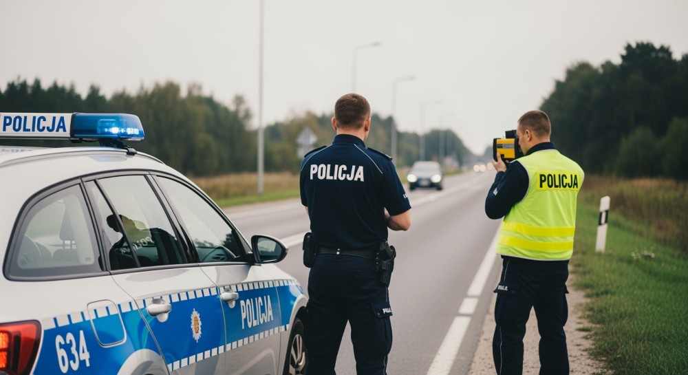 Bezpieczeństwo na DK 91: Policja kontroluje kierowców